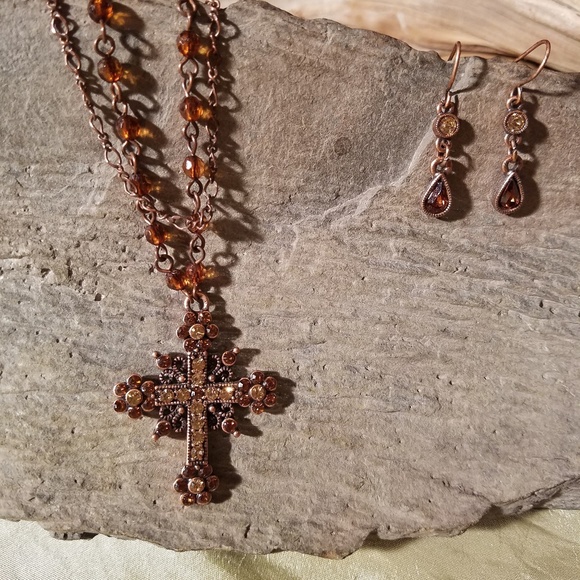 1928 Jewelry - Fashion Necklace and Earrings